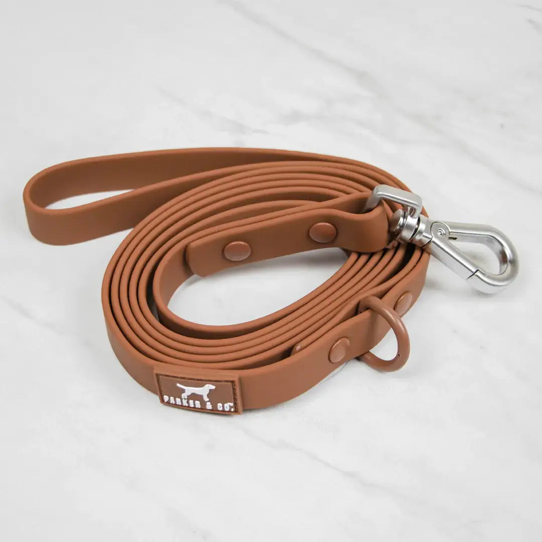 Parker & Co The Solace Weatherproof Leash Chocolate