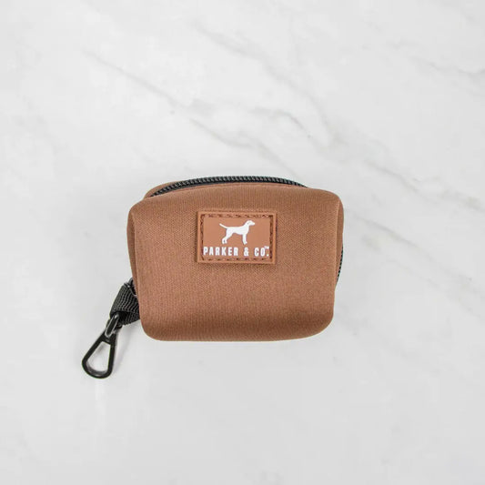 Parker & Co The Solace Poop Bag Carrier Chocolate