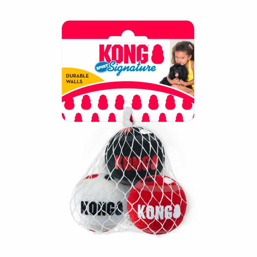 KONG Signature Sport Balls 3pk Xsmall